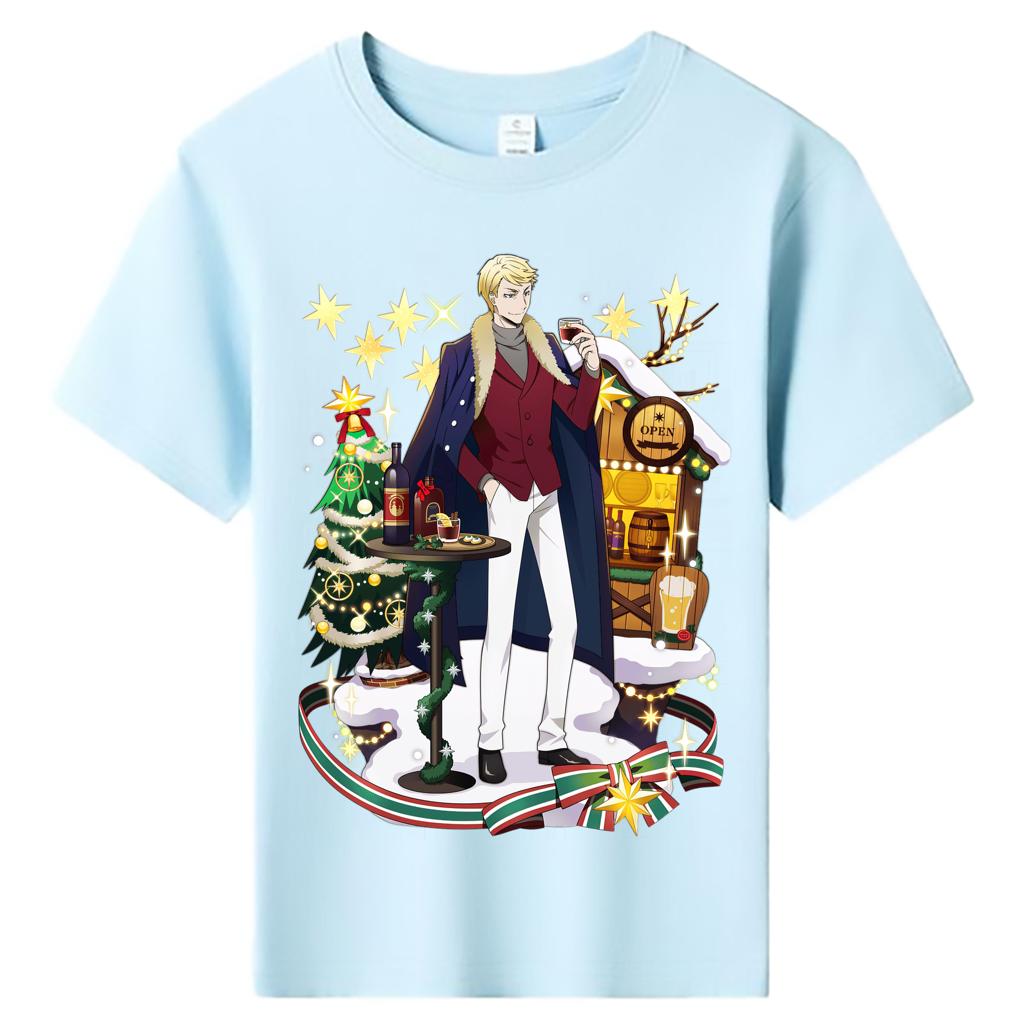 （画像用） 文豪ストレイドッグス Bungo Stray Dogs 綿100％キッズTシャツ（フロントプリント）